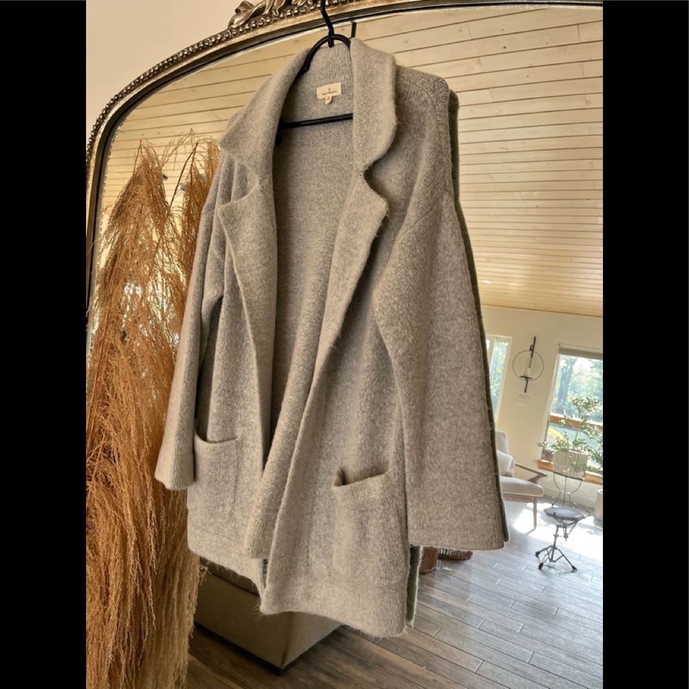 NWOT beautiful gray cardigan by Thread and Supply